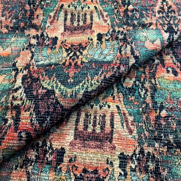 Museum in Jewel Illuminating Contemporary Art Jacquard Fabric - Picture 3 of 8